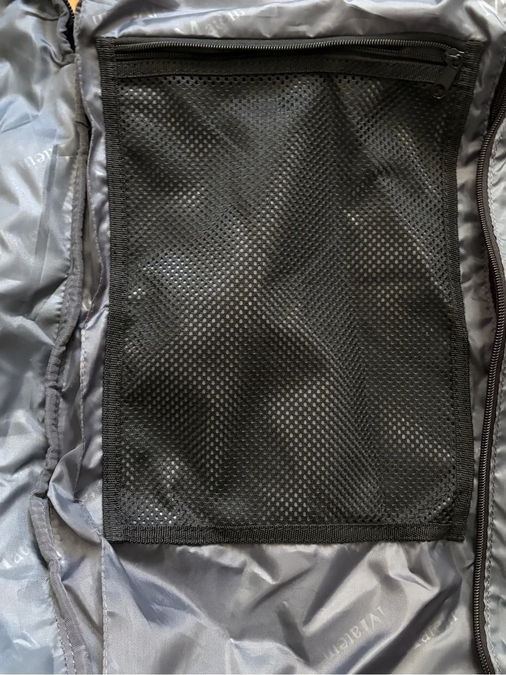 Matein Garment Bag Suit Travel Bag Black Shoulder Strap Foldable Carry On